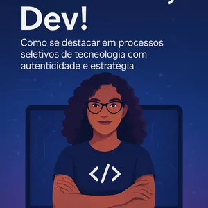 Imagem de capa para o Ebook E-book: Posiciona, Dev! Como se destacar em processos seletivos de tecnologia com autenticidade e estratégia