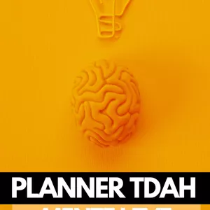 Imagem de capa para o Ebook Mente Leve: Planner TDAH — 5 Dias de Organização Mental