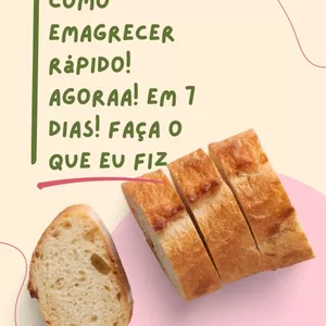 Imagem de capa para o Ebook Emagreça agora! 7 dias 😱