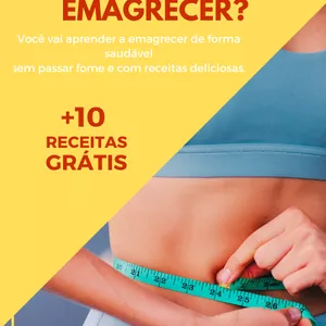 Imagem de capa para o Ebook +10 Dicas Para Emagrecer Facilmente Com Comidas Saudáveis