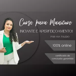 Imagem de capa para o Curso online Curso para manicure iniciante e aperfeiçoamento