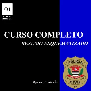 Imagem de capa para o Ebook CURSO COMPLETO para Investigador de Polícia PC/SP