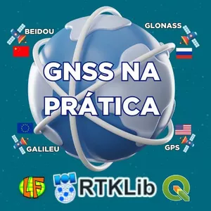 Imagem do curso GNSS na Prática com RTKLib e QGIS.