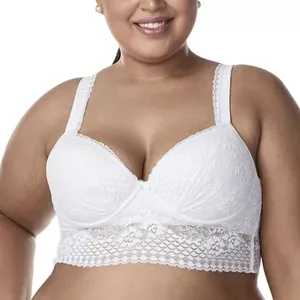Imagem de capa para o Ebook Molde Sutiã Cropped de Renda (Plus Size 46 ao 60)