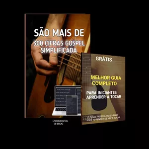 Imagem de capa para o Ebook +300 CIFRAS GOSPEL ATUALIZADO 