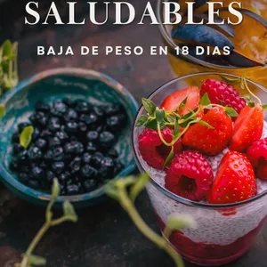 Imagen de portada para Ebook Menus saludables para perdida de peso en 18 dias