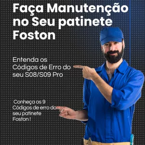 Imagem de capa para o Ebook Códigos de Erro patinete Foston S08/S09 Pro