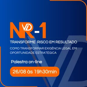 Imagem de capa para o Curso online NR-1 Transforme riscos em resultados