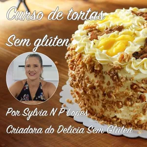 Imagem de capa para o Curso online CURSO DELÍCIAS DE TORTAS E BOLOS SEM GLÚTEN
