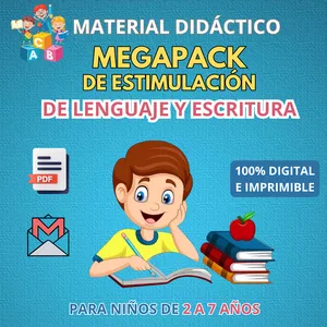 Imagen de portada para Ebook Mega Pack de Estimulacion de lenguaje y escritura