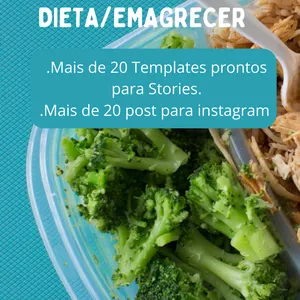Imagem de capa para o Curso online Pack Canva Emagrecimento 