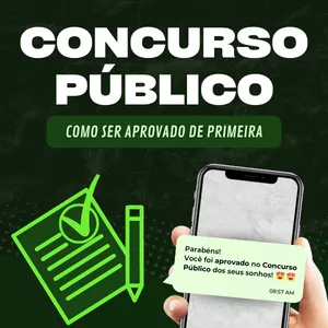 Imagem de capa para o Ebook Concurso Público - Como ser Aprovado de Primeira