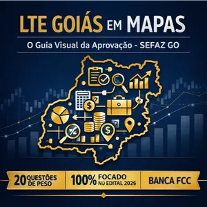 Imagem de capa para o Ebook Mapas mentais Legislação tributária SEFAZ GOIÁS