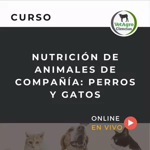 Imagen de portada para Evento online NUTRICIÓN DE ANIMALES DE COMPAÑÍA: PERROS Y GATOS