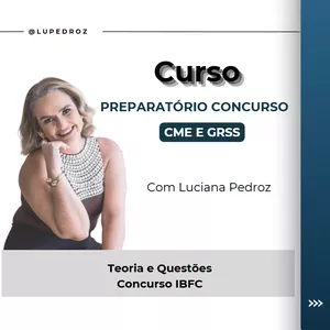 Imagem de capa para o Curso online CME e GRSS - REVISÃO COMPLETA / QUESTÕES