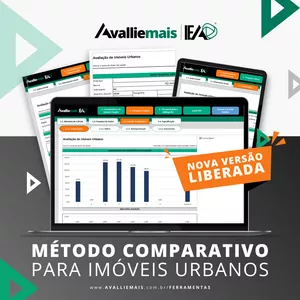 Imagem de capa para o Ebook [Planilha 3] Método Comparativo Direto de Dados de Mercado para Avaliação de Imóveis Urbanos