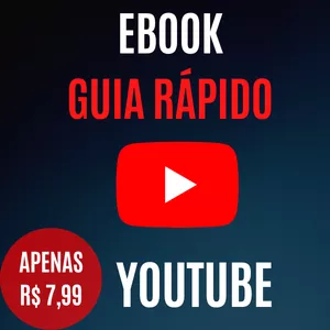 Imagem de capa para o Ebook Guia Rápido Youtube