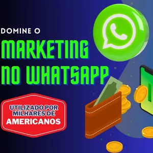 Imagem de capa para o Ebook Marketing do WhatsApp: Aprenda a gerar dinheiro de onde estiver