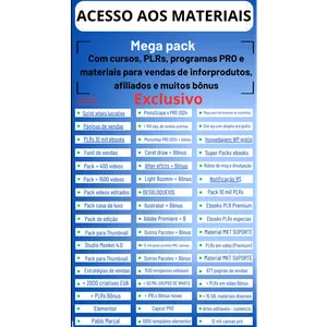 Imagem de capa para o Ebook Pack Completo com Materiais: PLRs, Ebooks, Programas PRO, Estratégias de Vendas Online e Infoprodutos