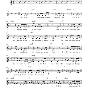 Imagem de capa para o Ebook  Colossenses 1 e Da Vida o Melhor - Projeto Solar - CIFRA - LETRA E MELODIA