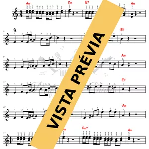 Imagem de capa para o Ebook 🎼 Million scarlet roses - 351 - Tutorial Partitura e Teclado Fácil