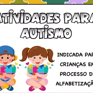 Imagem de capa para o Ebook APOSTILA ATIVIDADES AUTISMO