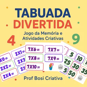 Imagem de capa para o Ebook Jogo tabuada divertida