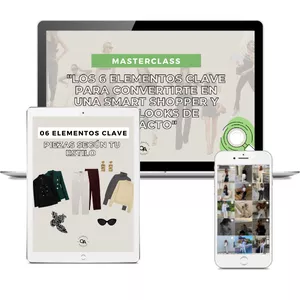 Imagem principal do produto Masterclass: Los 06 elementos clave para convertirte en una Smart Shopper y crear looks de impacto