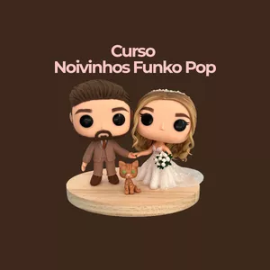 Imagem de capa para o Curso online Curso de Noivinhos em Biscuit Estilo Funko Pop