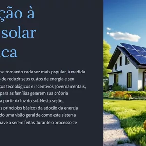 Imagem de capa para o Ebook Energia Solar Doméstica