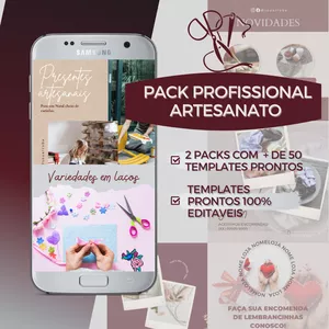 Imagem de capa para o Curso online PACK DE ARTES ARTESANATO