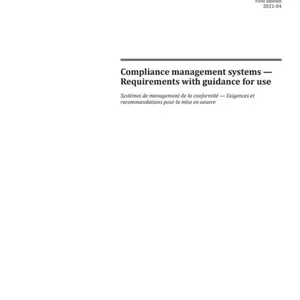 Imagen de portada para Ebook BORRADOR ISO 37301:2021 Compliance management systems (EN ESPAÑOL)