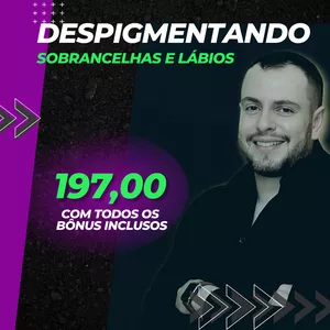 Imagem de capa para o Curso online Despigmentando Sobrancelhas e Labios