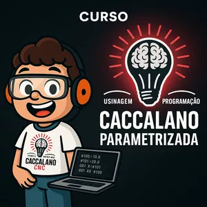 Imagem de capa para o Curso online Caccalano CNC Parametrizada