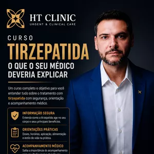 Imagem do curso Tirzepatida: "O que o seu médico deveria explicar"