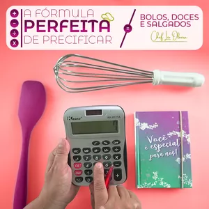 Imagem de capa para o Curso online A Fórmula Perfeita de Precificar Bolos, Doces e Salgados 