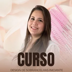 Imagem de capa para o Curso online Curso de Design de Sobrancelhas por Jéssica Fernandes