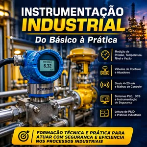 Imagem de Instrumentação Industrial – Do Básico à Prática criado por Rafael de Oliveira Cruz  na hotmart