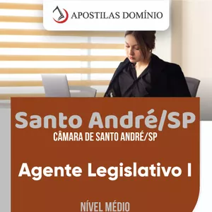 Imagem de capa para o Ebook Apostila Câmara de Santo André/SP 2023 - Agente Legislativo I