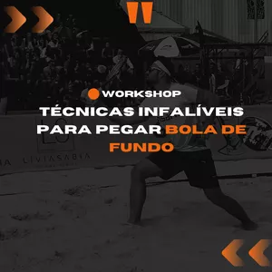 Imagem de capa para o Curso online WORKSHOP - TÉCNICAS INFALÍVEIS PARA PEGAR BOLA DE FUNDO