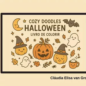 Imagem de capa para o Curso online Cozy Doodles - Halloween