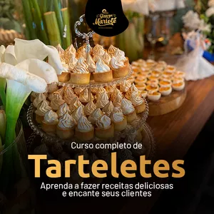 Imagem do curso Curso Completo de Tarteletes: Aprenda a fazer receitas deliciosas e encante seus clientes!