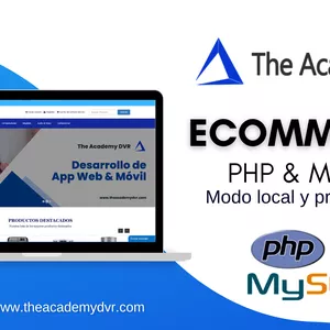 Imagen de portada para Curso online Ecommerce con PHP y MySQL
