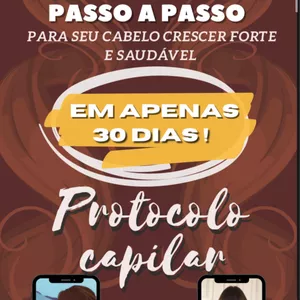 Imagem do curso PROTOCOLO DE CRESCIMENTO CAPILAR!