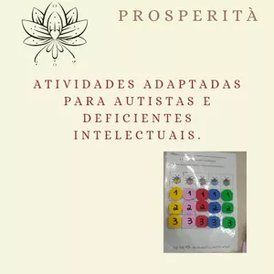 Imagem de capa para o Ebook Atividades adaptadas para autistas e D.I (deficientes intelectuais)