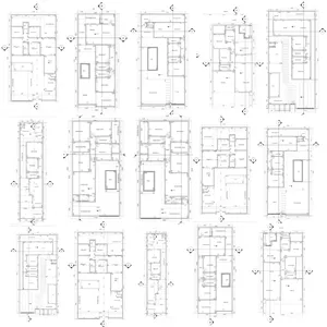 Cover image for Online course Package with + 140 floor plans in PDF files
