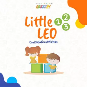 Imagem do curso Caderno de Atividades de Inglês para Crianças - Little Leo - Workbook 1, 2 e 3 (Combo)