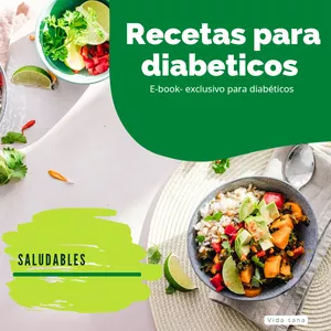 Imagen de portada para Ebook Recetas saludables para diabéticos. 