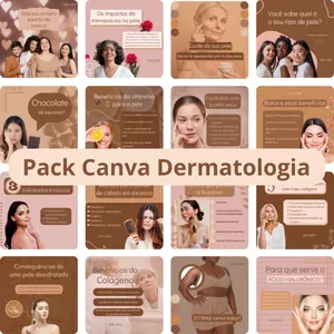 Imagem de capa para o Ebook Canva DERMATOLOGIA