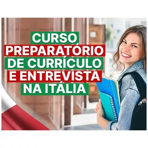 Imagem principal do produto Curso Preparatório de Currículo e Entrevista para Trabalhar na Itália
